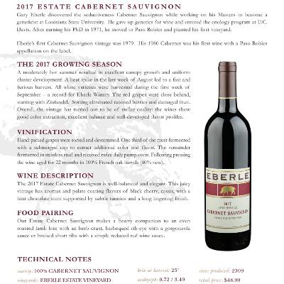 Tasting Notes | Eberle Winery