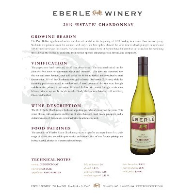 Tasting Notes | Eberle Winery